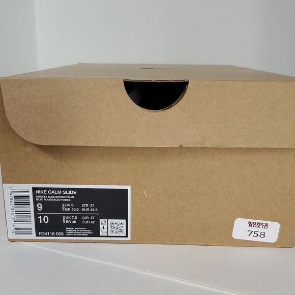 Nike Calm Slide Sandals Smoky Blue Men's Size 9 Women's 10 NWT - Picture 12 of 12